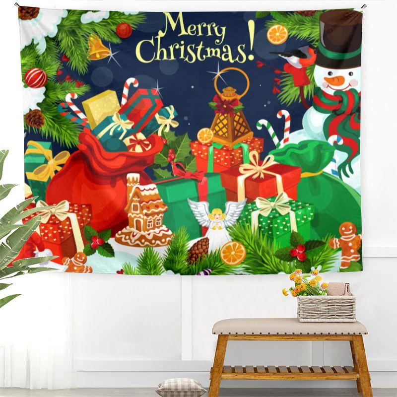 Festive Christmas Tapestry Background Cloth For Party Decor And More