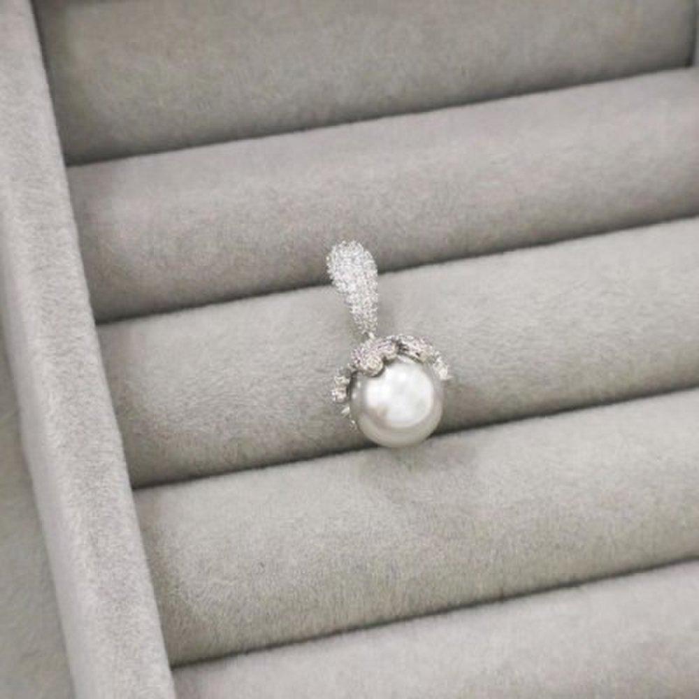 Women's Wedding Pearl Twisted Stud Earrings
