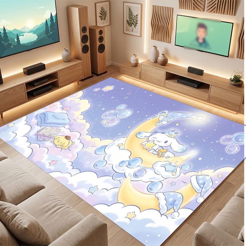Cinnamoroll Rug Soft Thick Non Slip Floor Carpet for Bedroom Living Room Home Decor