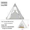 Qishany Outdoor Quick-Open Indian Teepee Camping Tent
