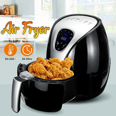 1500W 3.5L Multi-Functional Air Fryer Digital Health Cooker Timer Oven Low Fat Oil Free 6 Preset Food Grilling Roasting Deep Fryer