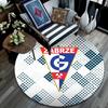 Gornik Zabrze pattern round rug,Carpet Rug for Living Room Bedroom Playroom ,Non-slip Floor Mat,Holiday Gifts and Birthday Gifts.