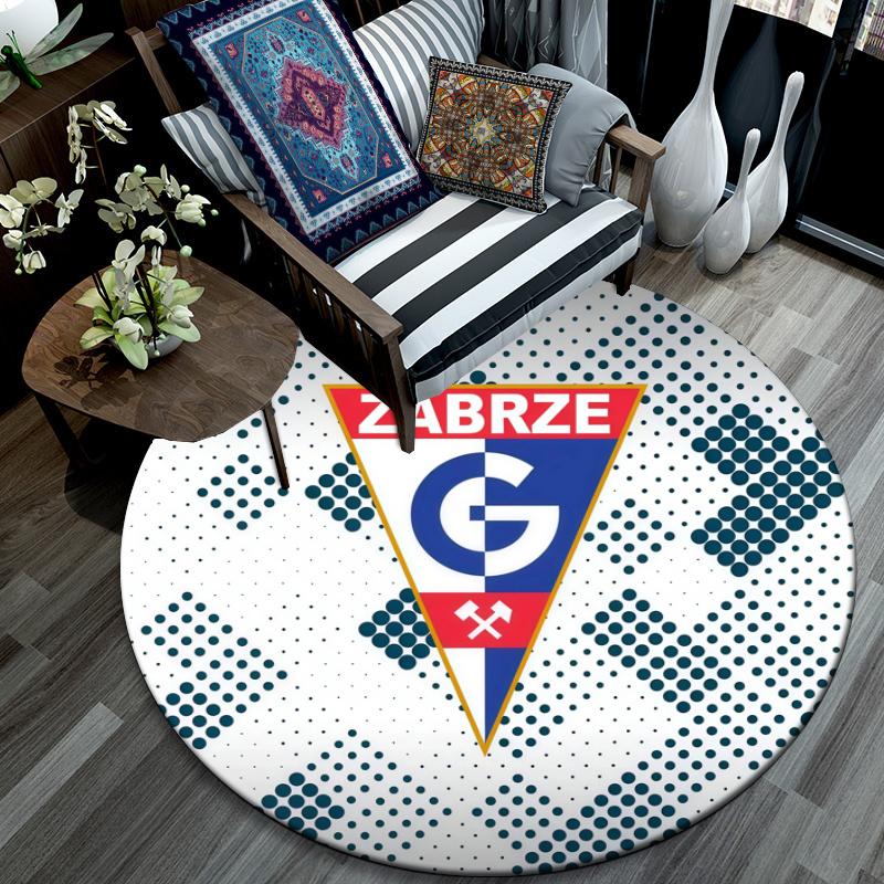 Gornik Zabrze pattern round rug,Carpet Rug for Living Room Bedroom Playroom ,Non-slip Floor Mat,Holiday Gifts and Birthday Gifts.