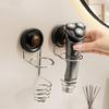 Stainless Steel Suction Cup Electric Shaver Holder Wall Mounted Non-Punching Electric Toothbrush Holder Space Saving