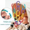 Rainbow Ring Teething Toy for Babies 0-3 Years | Educational Infant Development Aid