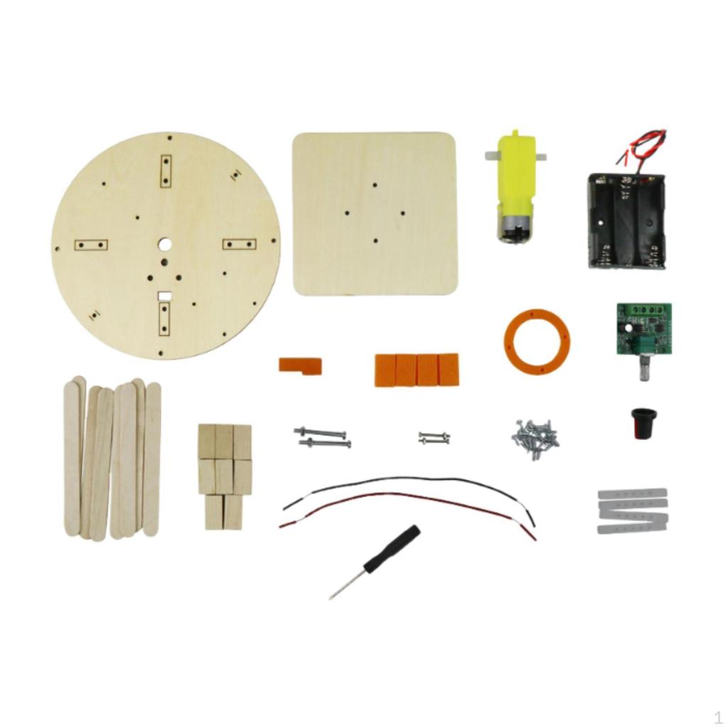DIY Educational Model Toys Wood Mechanical Building Simulation Small Inventions for Teens Kids