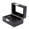 Additional Velutinous Lined Watch Storage Case Secure Metal Grip Plan For Jewelry Display And Travel