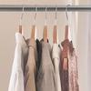 Natural Set of 10 your Slim Domestically Inspected NEEDS-itWooden Hangers, Finish, (Choose number), Design, Space-Saving,