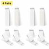 4 Pairs Removable Photo Frame Tape Strips Punch-free Poster Frame Hanging Stickers  Wall Decor