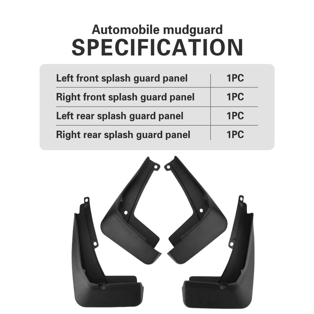 Volkswagen ID.4X 2021-2024 Car Mud Flaps, Foreign Trade.