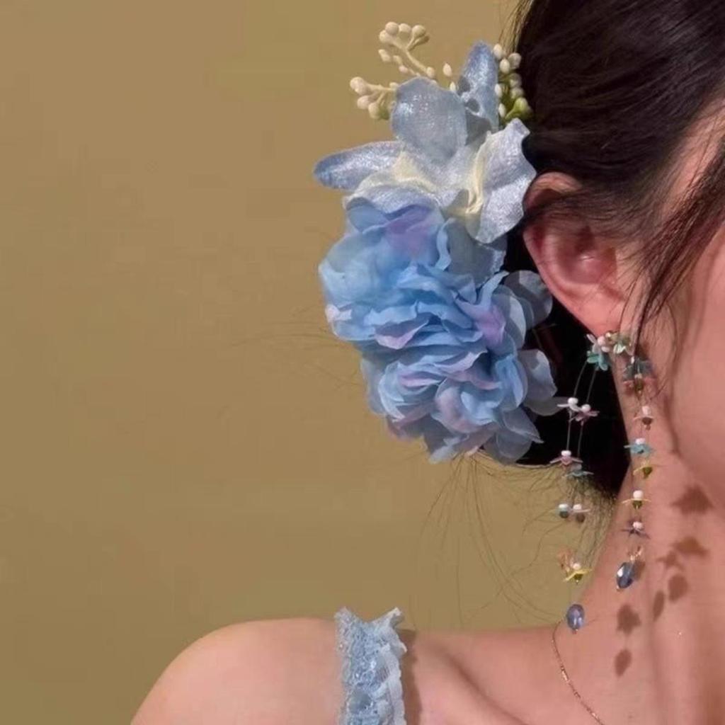 Hairpin for Women Handmade Multi Petal Hair Clip Headdress  Chinese Style  Butterfly Headdres