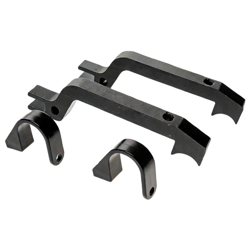 34452 Handguard Mounting Kit For Powermadd Sentinel For Snowmobiles ATVs -MX Motorcycles 1683CM Black Aluminum Alloy
