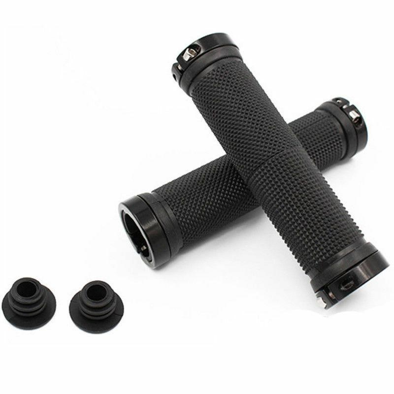 

Alloy Bilateral Lock Non Slip Grips Cycling Accessories Bicycle Handle Bar Grips Road Mountain Bike Rubber Handlebar Grips