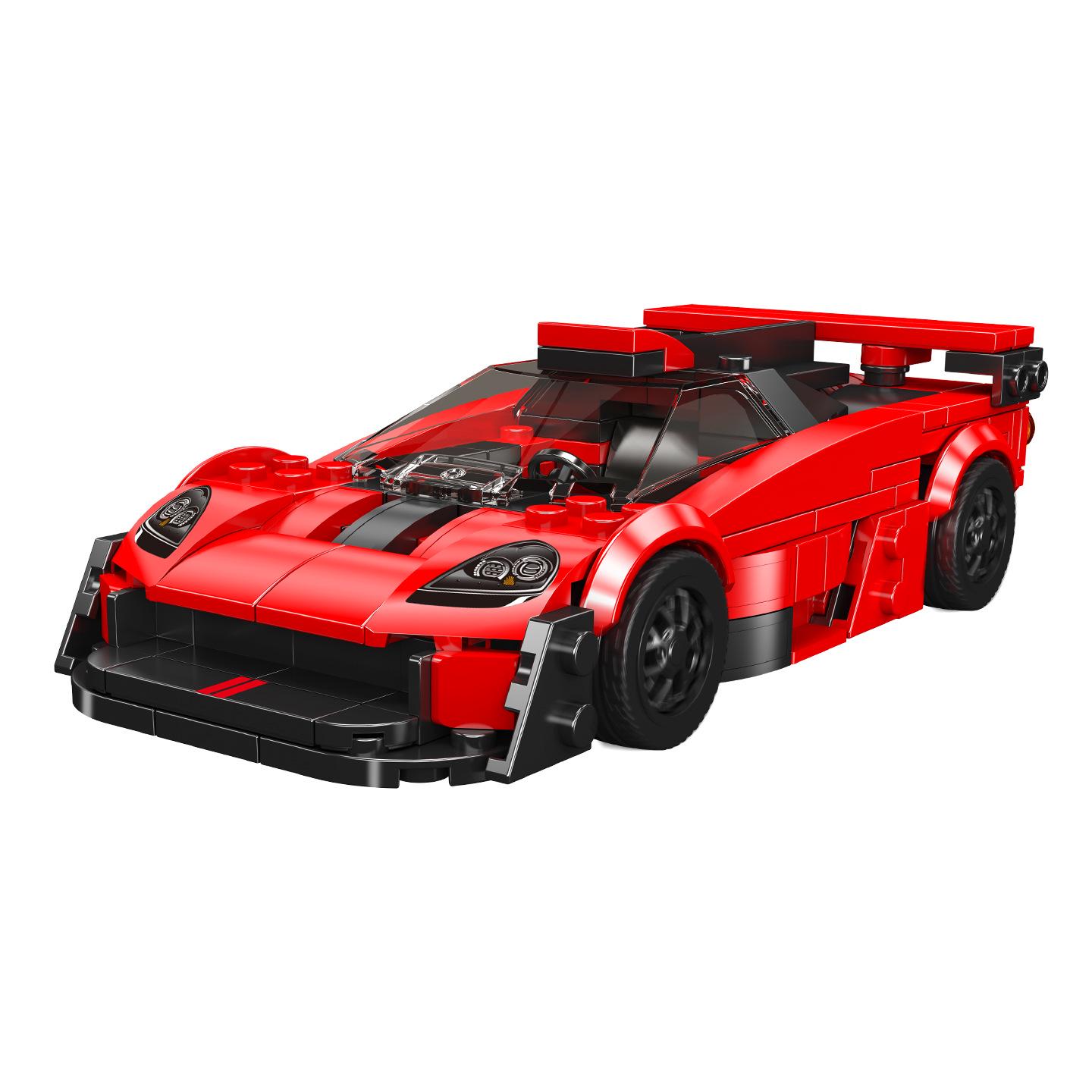 Yuxing 27106 T.50S Sports Car Building Blocks - Children s Assembly Toy Model