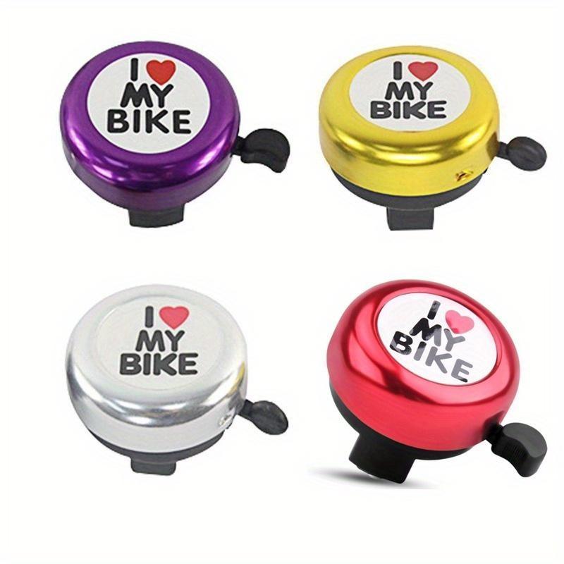 

4pcs Cute Bicycle Handlebar Bell Loud Sound Alarm Warning Mini Kids Bike Horn Bells Cycling Ring Children Bike Accessories 4pcsB