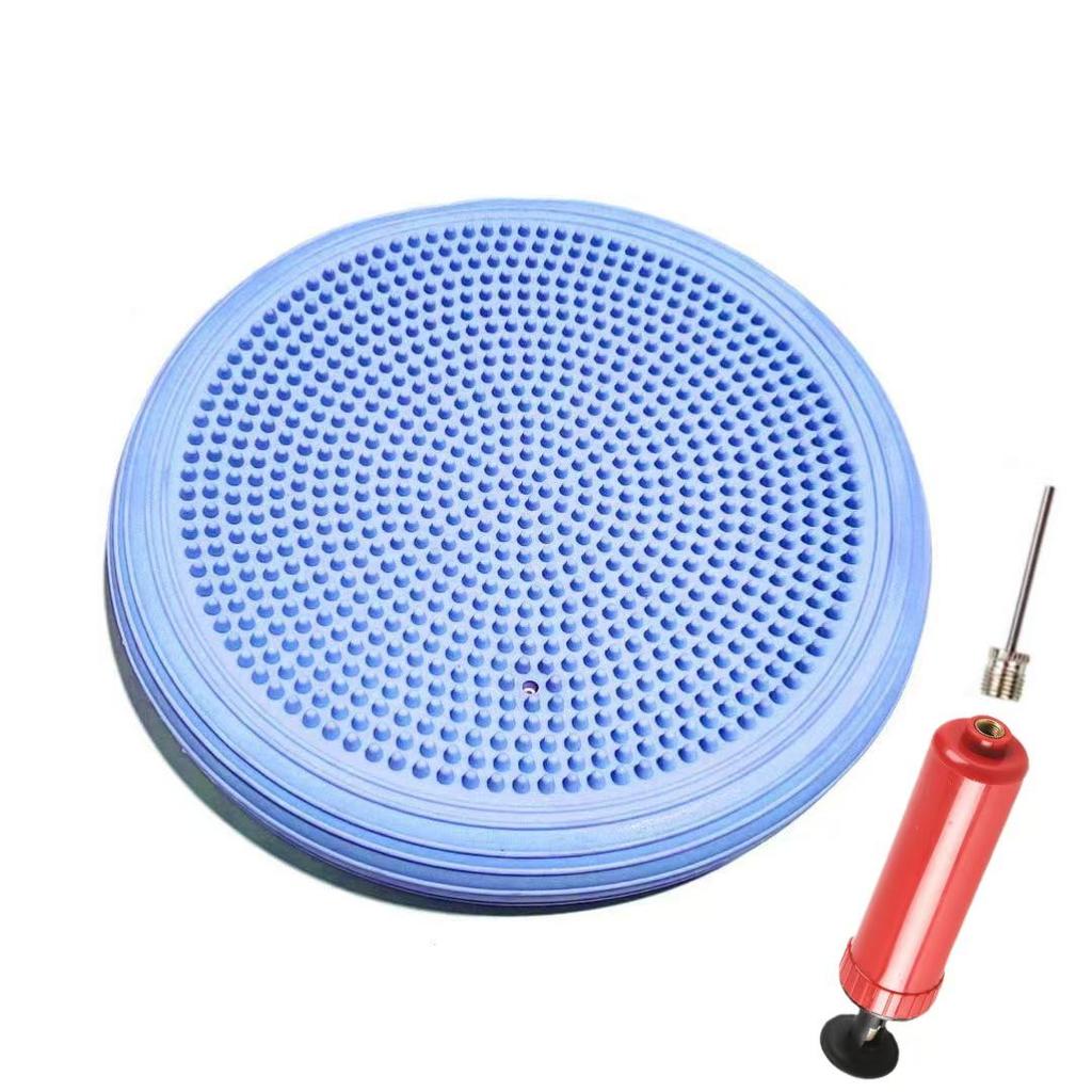 Thickened Explosion-Proof PVC Inflatable Yoga Balance Mat & Massage Cushion
