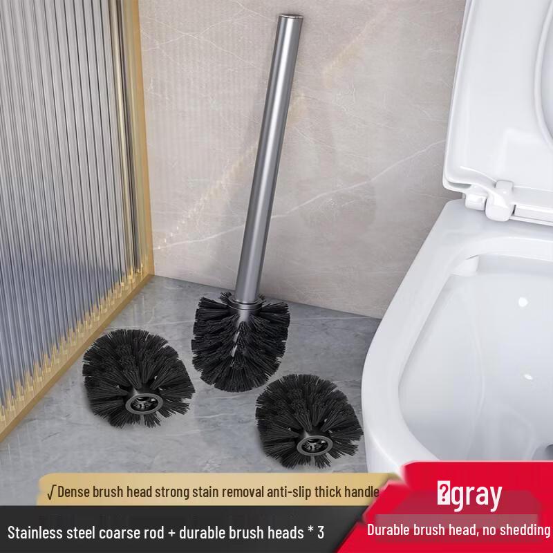 Wall-Mounted Toilet Brush Set