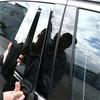 8x Gloss Black Pillar Posts Cover Door Window Trim Decal For Ford 2009-2019 Flex