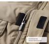 Men's Fleece-Lined Winter Jacket: Thick, Warm, Three-Proof, Cotton-Padded Coat for Middle-Aged & Elderly