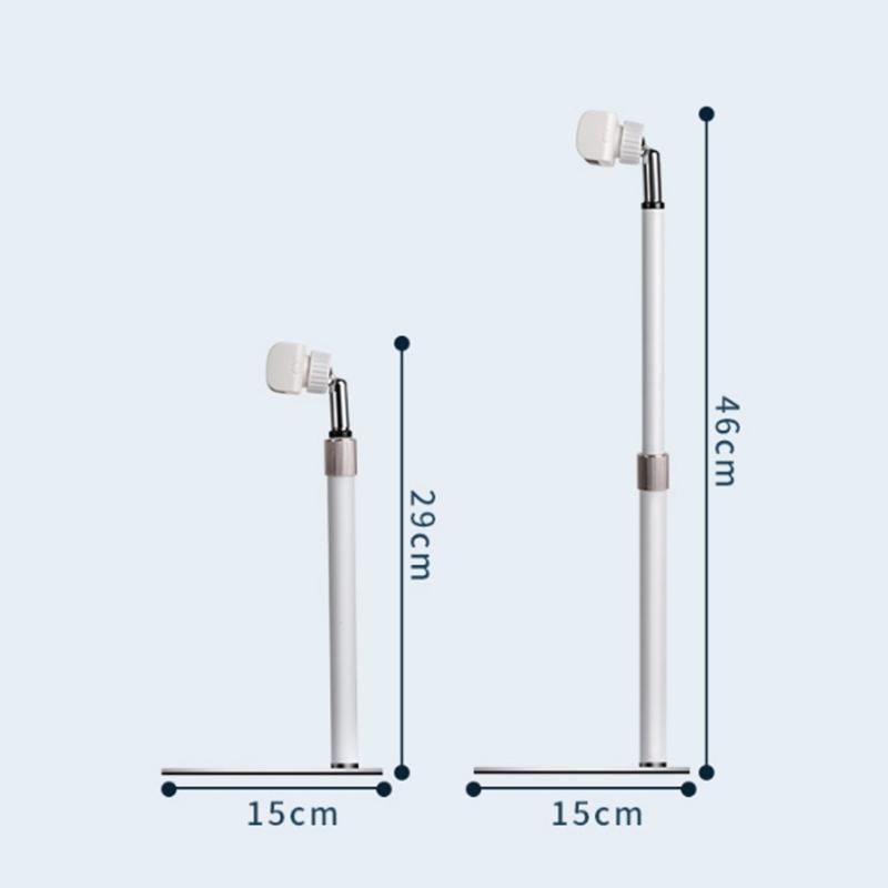 Multiple Angle Phone Holder 180° Adjustable Arm 360 Rotates Ball Head Not Slip Base Secure Grip Suitable for Phone Tablets