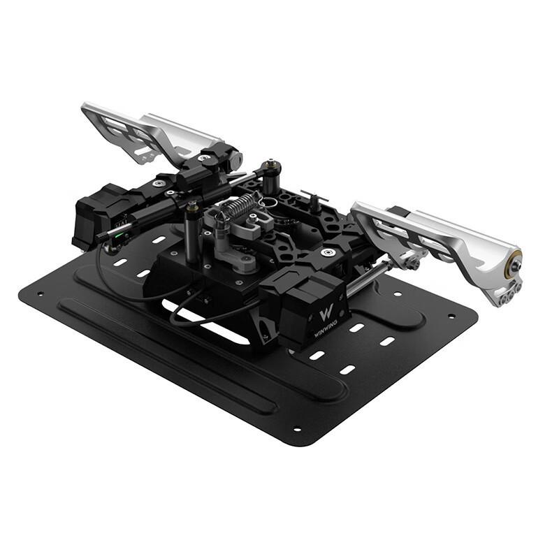 Sheng Orion All-Metal Flight Joystick & Rudder Pedals, 7-Wing Tail Damped Standard Version