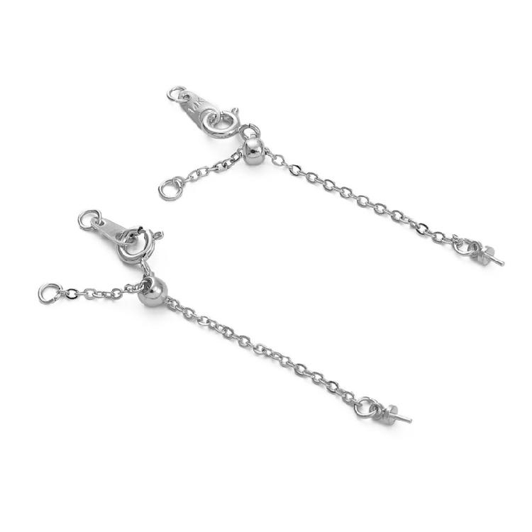 Sturdy Brass Adjustable Chain Portable Keychain with Lobster Clasp Fashion Accessory for Tent and Luggage Daily Use