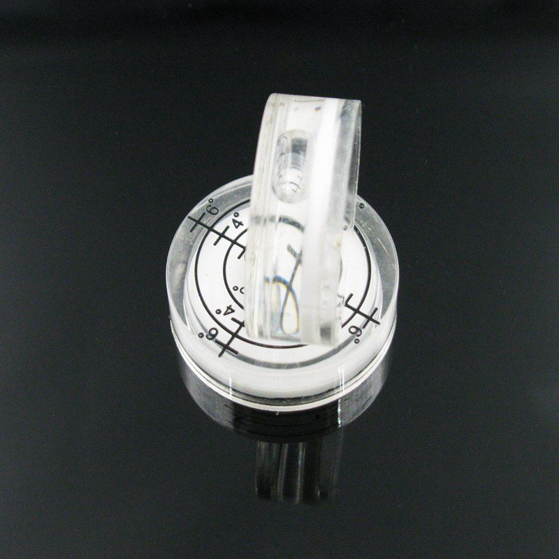 Mini-Wasserwaage, Kunststoff, Bullseye-Wasserwaage, Zubehör für Messgeräte, 32 x 12 mm