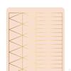 Eyebrow Practice Supplies Lip Permanent Sheet for Beautician Beginner