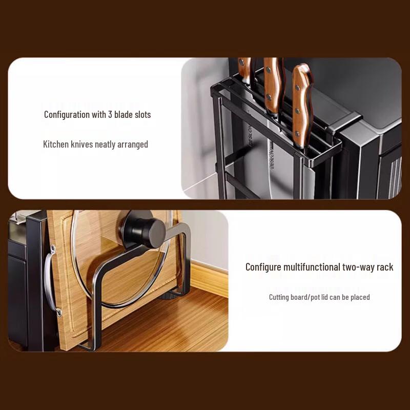 3-Tier Countertop Kitchen Spice Rack Organizer