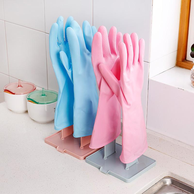 Creative Plastic Multi-purpose Portable Glove Rack For Kitchen Storage Blue