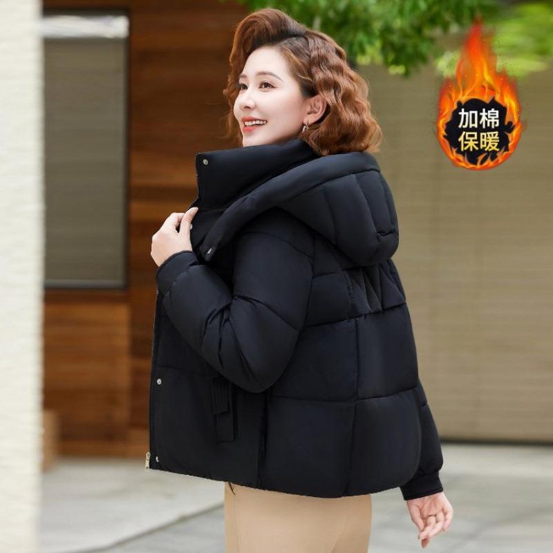 Hooded Cotton-padded Clothes New Winter Small Thickened Cotton-padded Jackets Warm Cotton-padded Jackets Women