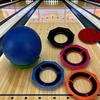 2 Pezzi Supporto Palla da Bowling Universale Porta Tampone Abrasivo Strumento di Manutenzione Superficie di Precisione Base Espositore Pulizia Lucidatura Palla da Bowling Accessori da Bowling