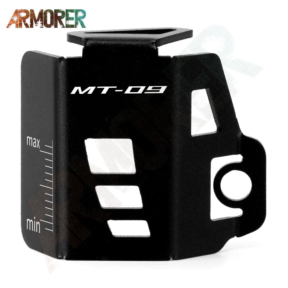 Motorcycle Accessories For YAMAHA MT09 MT 09 MT-09 FZ09 FZ 09  Rear Brake Fluid Reservoir Guard Cover Protector 2015 -