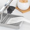 Kitchen Desktop Pot Lid Holder Foldable Multifunctional Pot Cover Rack Spatula Storage Rack Pot Lid Rest Kitchen Organizer