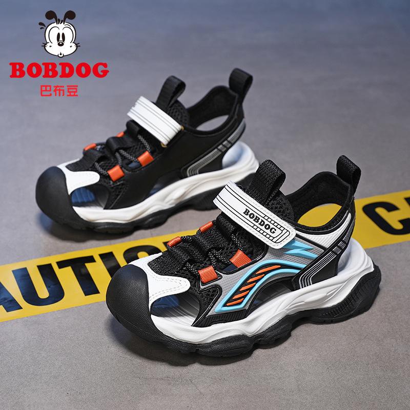 

Babu bean girls sandals summer bag head anti-collision children s sports sandals medium and large children s non-slip and wear-resistant beach shoes 38