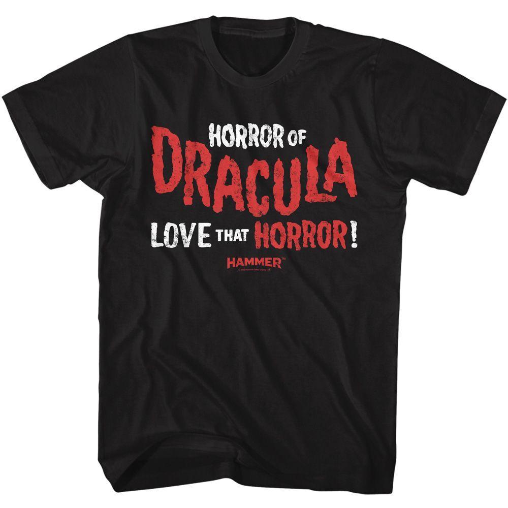 

Hammer Horror Horror of Dracula Black Adult T-Shirt XL