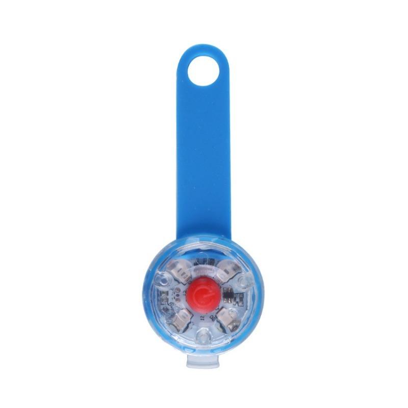 

LED Pet Dog Cat Collar Pendant Night Safety Luminous Light IPX7 Waterproof Flashing Harness with Light for Dog Accessories синий