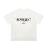 23SS Cross-border European and American Trendy Brand REPRESENT Alphabet Slogan Printed Short-sleeved T-shirt Men's and Women's High Street Hip-hop 