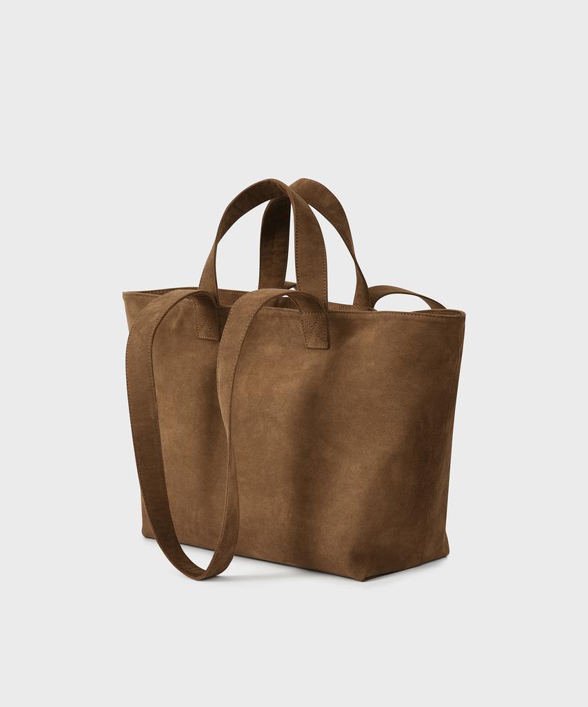 Taeseoul Brick 2Way Suede Bag (Brown)