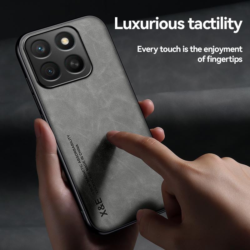 Skin Feeling Magnetic Case for Honor X6c X8c Protective Cover Shockproof Back Shell Coque Funda Capa