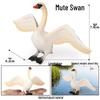 Realistic Warty-Nosed Swan Heart Model: Children's Cognitive Toy & Zoo Decoration