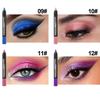 12 Colors Beauty Highlighter Eyeshadow Pencil Pen Eyeliner Pearlescent Long Lasting Silky Waterproof Pen Eyeshadow Stick Glitter Smooth Eyeshadow Pen