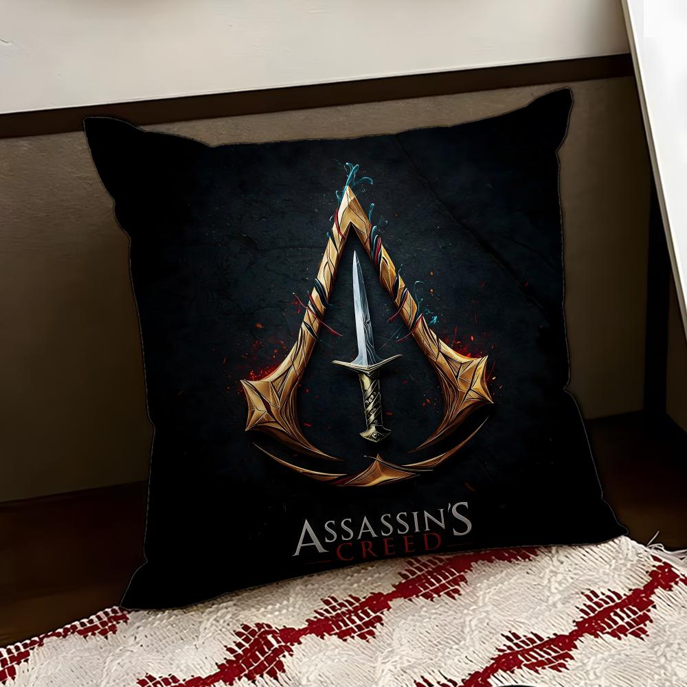 Federa per Cuscino Assassin's Creed SShadows Reversibile Morbida Resistente per Casa Auto Uso Multi-Scena per Comfort Quotidiano