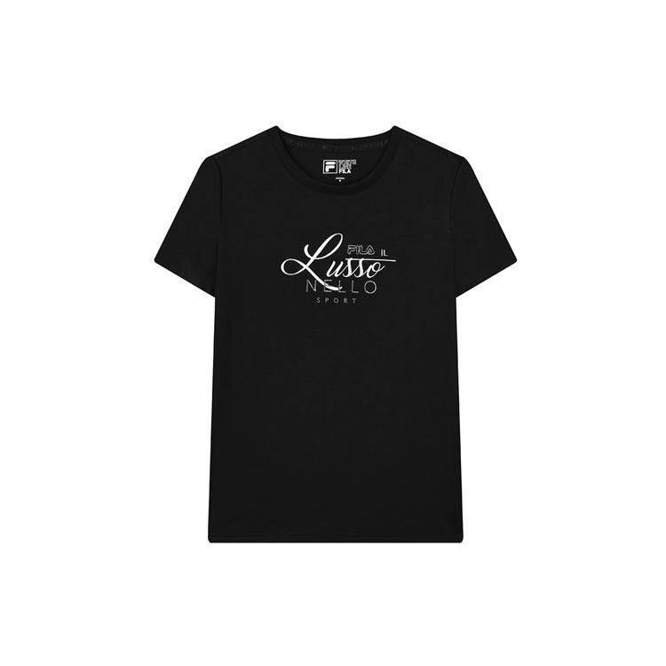 

New FILA T-Shirts Women s Black F11W132153F-BK M