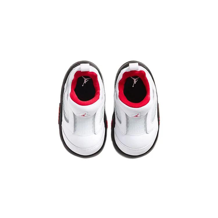Air Jordan 5 Retro Little Flex Toddler 'University Red' (Unisex) White / Black / University Red Toddler Shoes CK1228 100