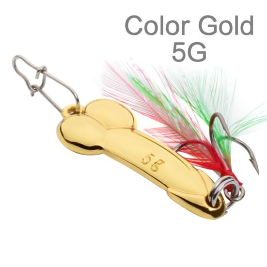 Metal Fishing Lure Bass Freshwater Saltwater Casting Hard Bait Treble Hook