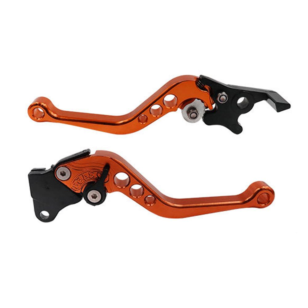 1Pair CNC Aluminum Alloy Motorcycle Brake Handle Motorbike Modification Brake Handle Motorcycle Clutch Drum Brake Lever Handle