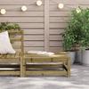 Garden Stool 70x70x30 Cm Pressure Treated Pine Wood