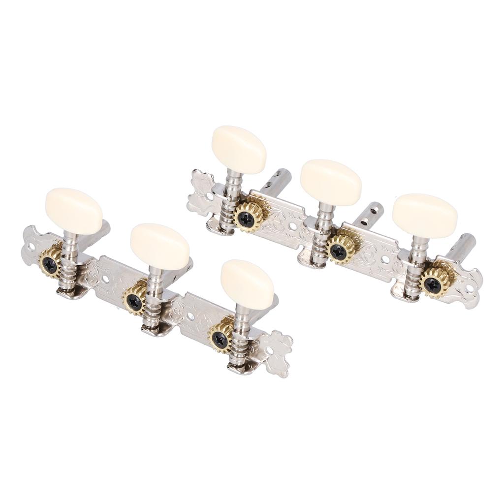 Guitar Tuning Pegs Machine Heads Tuners Dual Holes 3R 3L for Acoustic Folk Classical Guitars