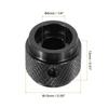 Uxcell Aluminum Potentiometer ID X OD X Universal Volume and Tone Control Knob for Guitar and Bass with Arrow Black 4-Piece Knob, 1/4" (6mm) 5/8"